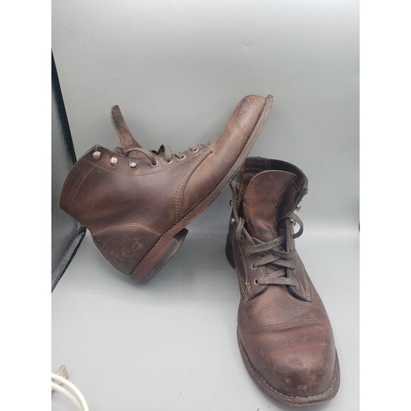 Wolverine 1000 Mile Men 9.5 Plain-Toe Original Boot - Brown - Picture 1 of 16